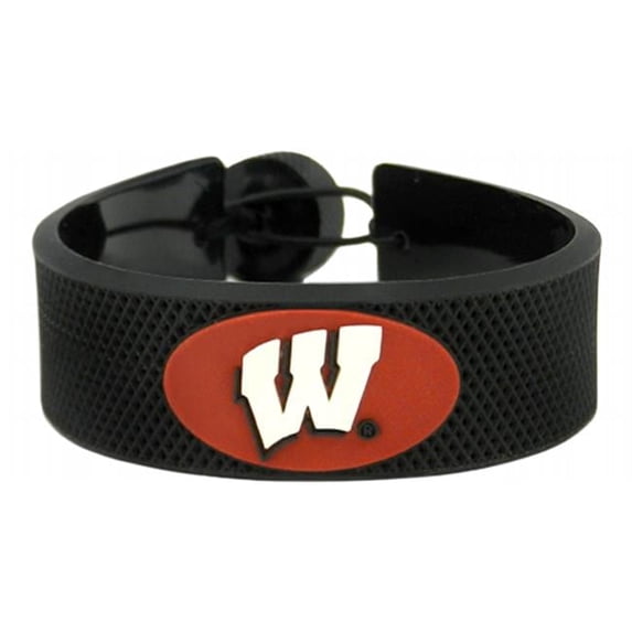 Wisconsin Badgers Classic Hockey Bracelet