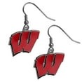 thumbnail image 1 of Wisconsin Badgers Dangle Earrings - Special Order, 1 of 2