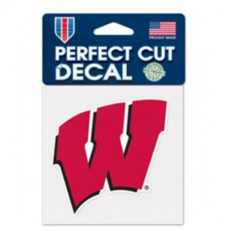 Wisconsin Badgers Decal 4x4 Perfect Cut Color