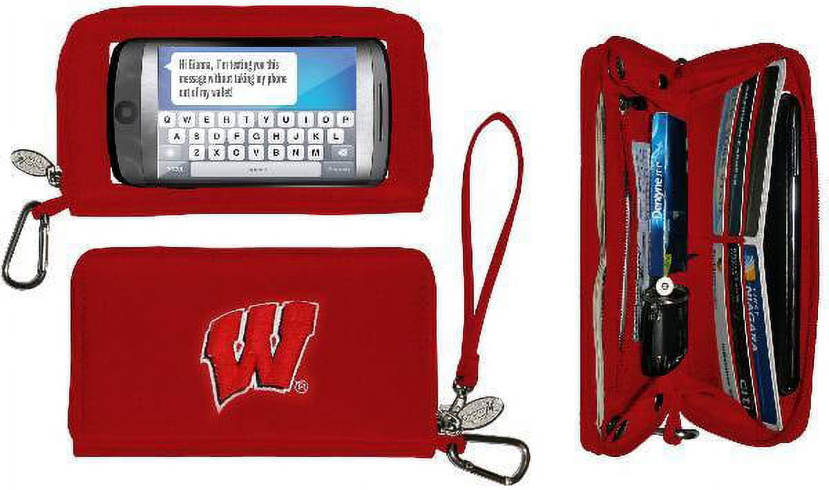 Wisconsin Badgers Deluxe Touch Smartphone Wallet Case - Walmart ...