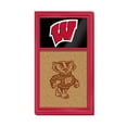 thumbnail image 1 of Wisconsin Badgers: Dual Logo - Cork Note Board, 1 of 10