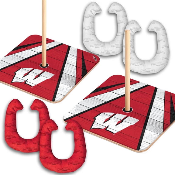 YouTheFan NCAA Wisconsin Badgers HorseShoe Bags