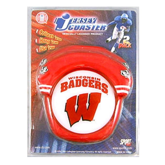 Wisconsin Badgers Jersey Coaster Set