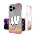 thumbnail image 1 of Wisconsin Badgers Linen Logo iPhone Glitter Case, 1 of 1