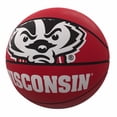thumbnail image 1 of Wisconsin Badgers Mascot Official-Size Rubber Basketball, 1 of 2