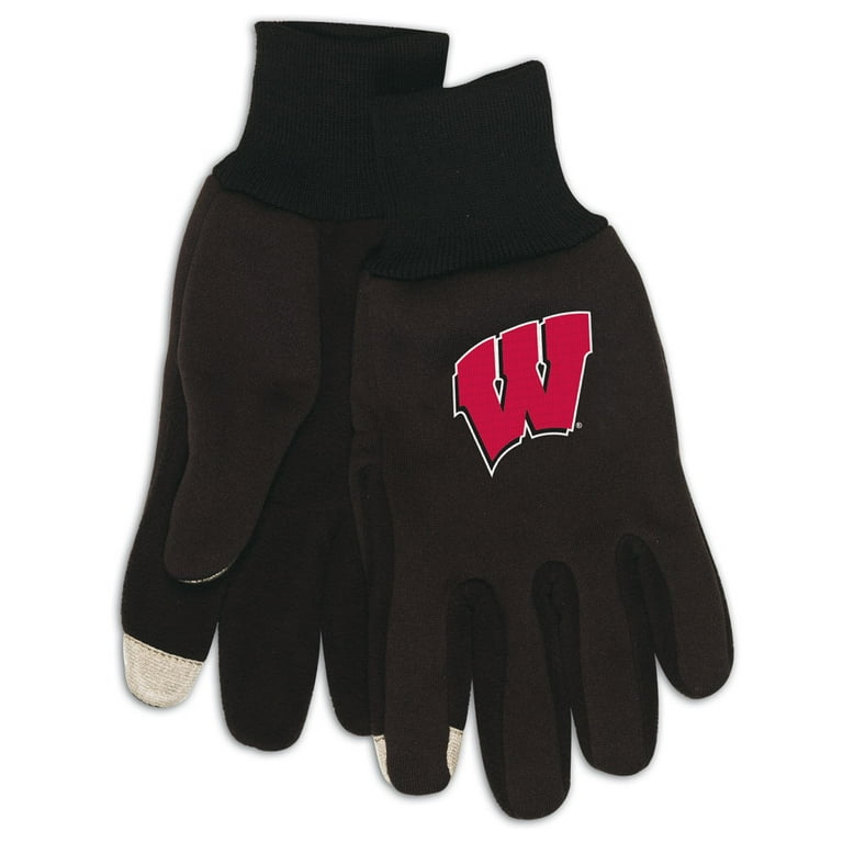 Wisconsin Badgers NCAA Technology Gloves Pair