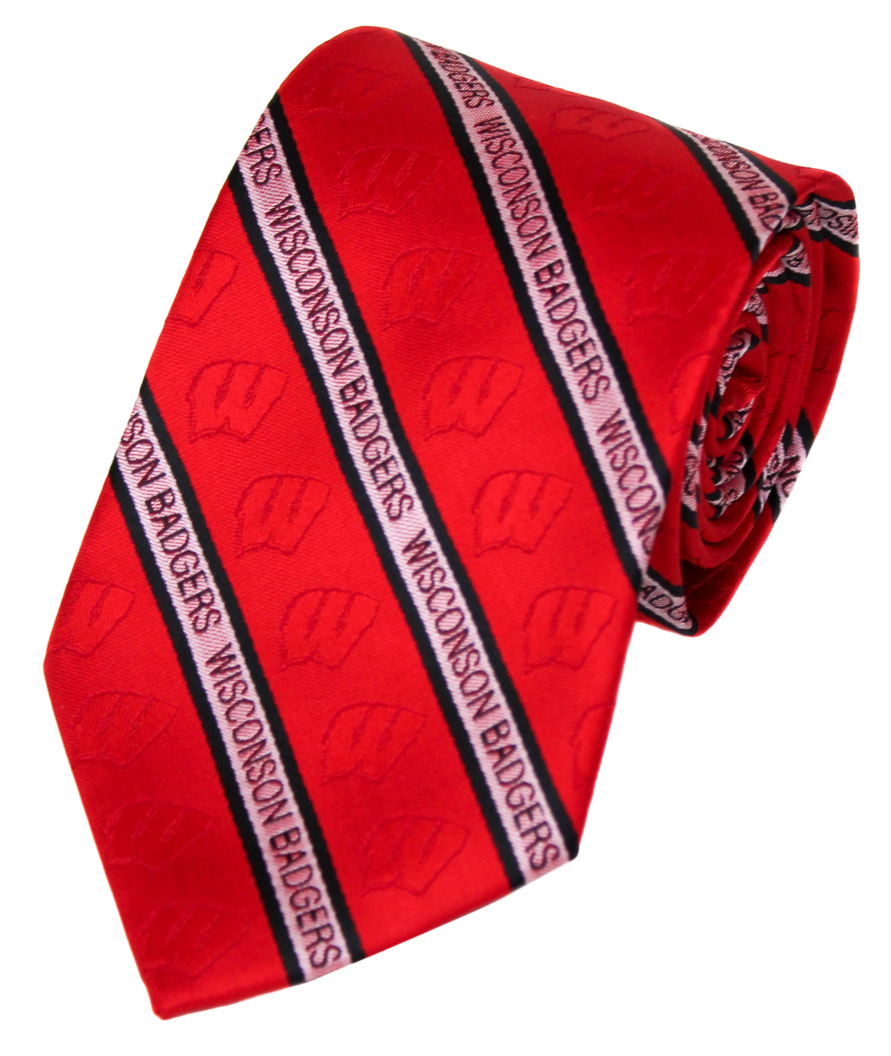 Wisconsin Badgers Prep Necktie - Donegal Bay - Unisex - One Size