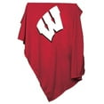 thumbnail image 1 of Wisconsin Badgers Sweatshirt Blanket, 1 of 7