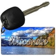thumbnail image 1 of Wisconsin Colorful Lake Key Chain KC-11640 3" x 1.5" Key Chain (KC), 1 of 1