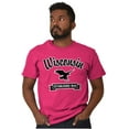 thumbnail image 1 of Wisconsin Cute Bald Eagle Souvenir Plus Size Crewneck Graphic Tee Shirt Brisco Brands 5X, 1 of 3
