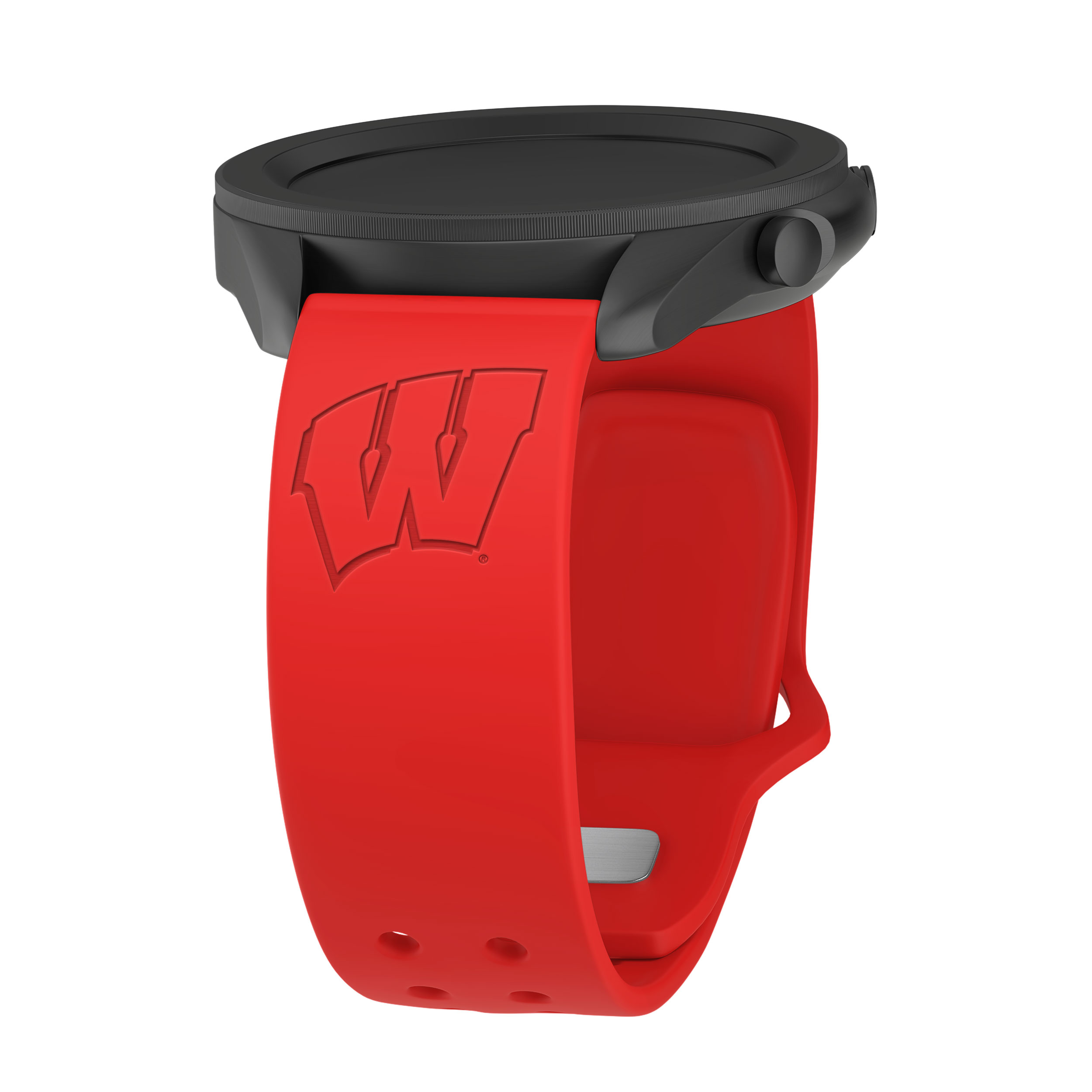 Wisconsin Engraved Silicone Unisex Watch Band for Samsung Galaxy Watch ...
