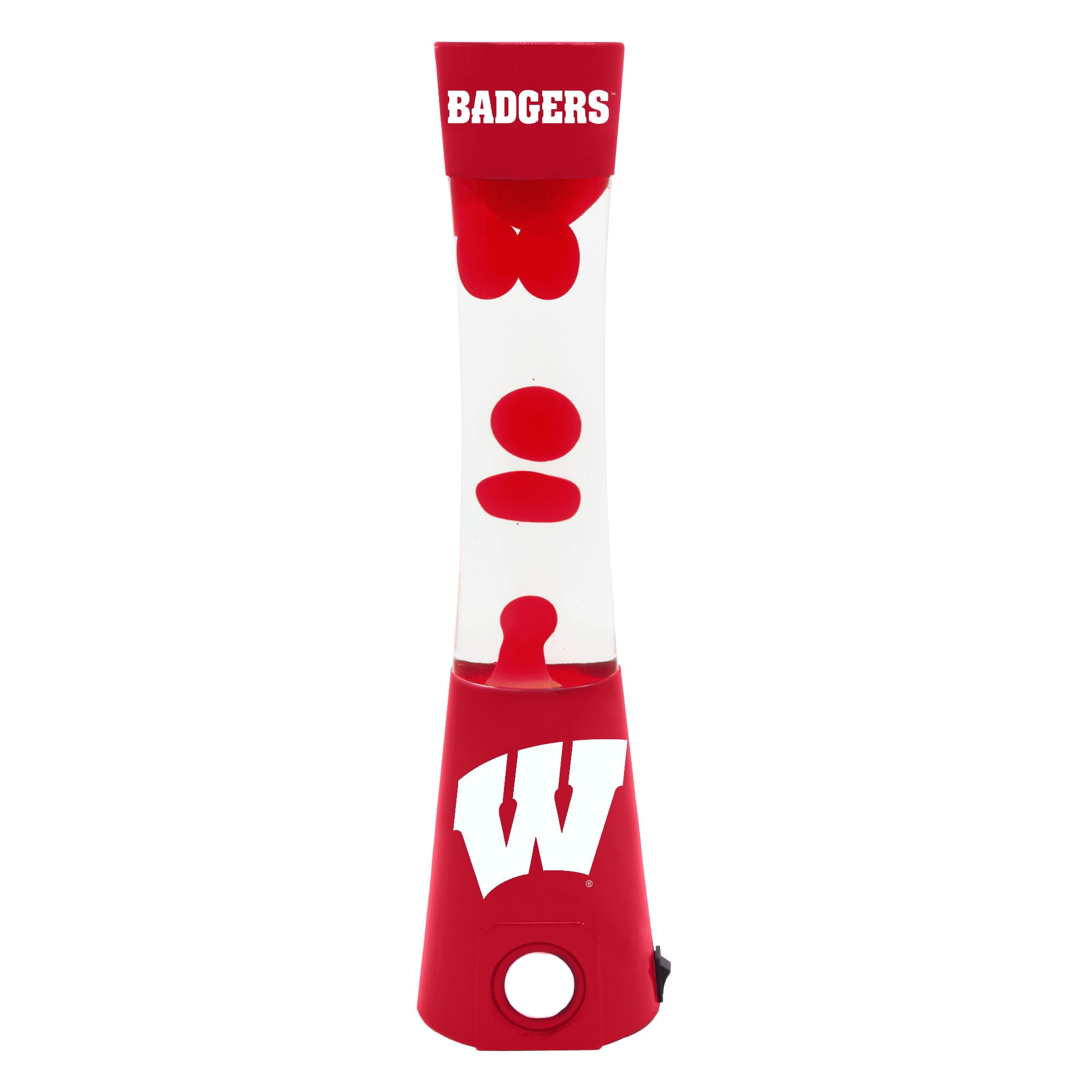 Wisconsin Badgers Magma Lamp with Bluetooth Speaker