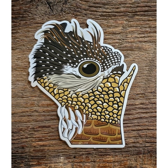 Wisconsin Grouse Skin Sticker Decal