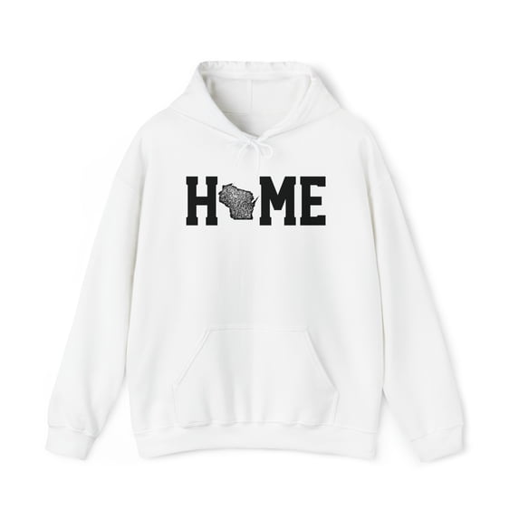 Wisconsin Home Moving Away Homesick Hoodie, Gifts, Hooded Sweatshirt