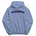 thumbnail image 1 of Wisconsin Humor Graphic Light Blue Men's Crewneck Sweatshirt Hoodie, 1 of 1