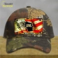 thumbnail image 1 of Wisconsin Love Novelty License Plate Hat Cotton Camoflauge, 1 of 1