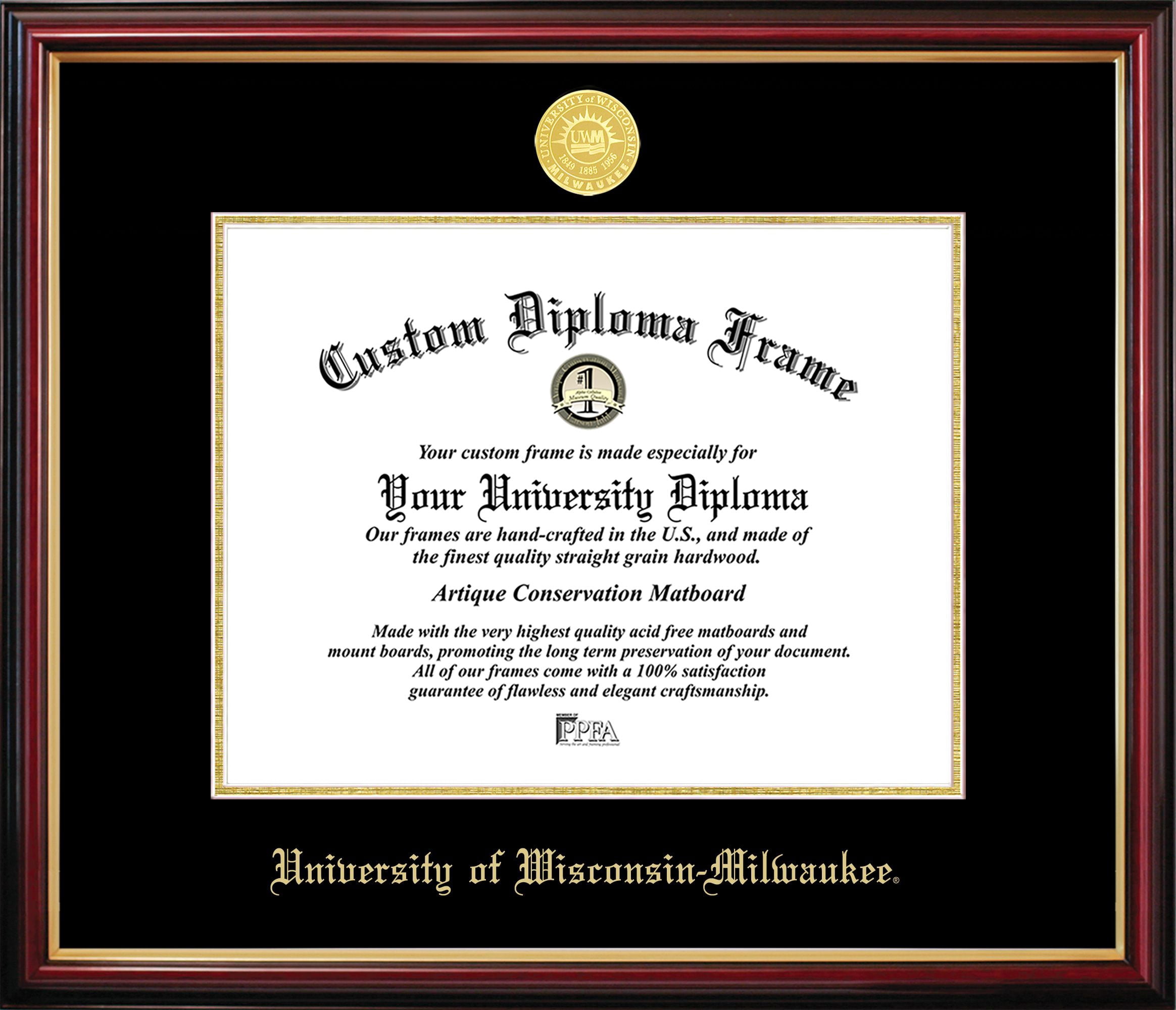 Wisconsin, Milwaukee Petite Diploma Frame