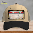 thumbnail image 1 of Wisconsin Rusty Blank Novelty License Plate Hat Mesh Khaki|Black, 1 of 1