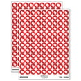 thumbnail image 1 of Wisconsin State Silhouette 200+ Round Stickers - Red - Matte Finish - 0.50" Size, 1 of 3