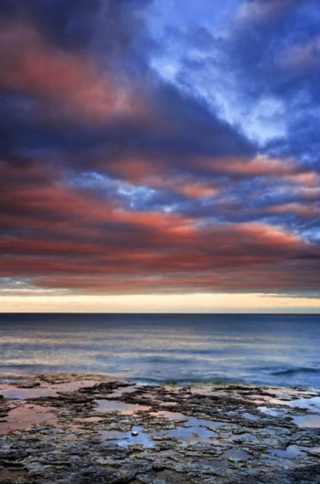 Wisconsin Sunrise on shore of Lake Michigan Canvas Art - Jaynes Gallery DanitaDelimont (24 x 36)