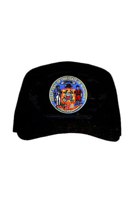 Wisconsin (WI) State Seal Ball Cap