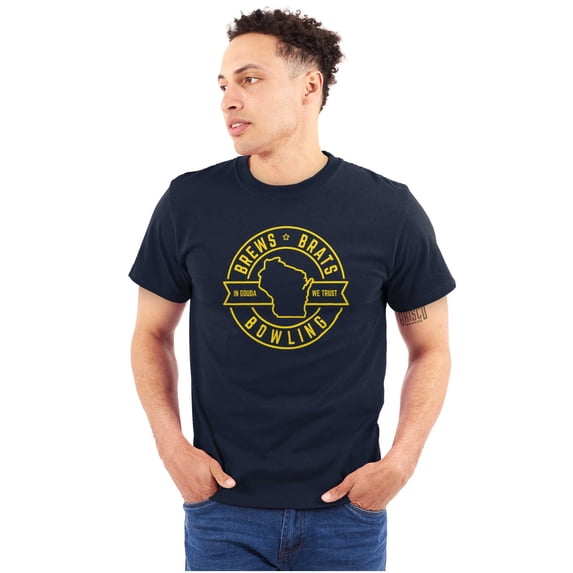 Wisconsin Weekend Funny Home State Plus Size Crewneck Graphic Tee Shirt Brisco Brands 4X