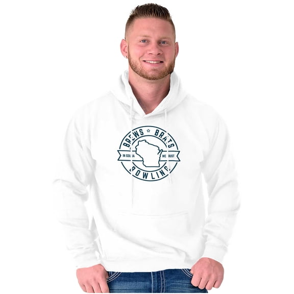Wisconsin Weekend Funny Home State Unisex Plus Fleece Graphic Hoodie Brisco Brands 3X