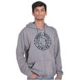 thumbnail image 1 of Wisconsin Weekend Funny Home State Unisex Fleece Graphic Zip Up Hoodie Brisco Brands 2X, 1 of 5