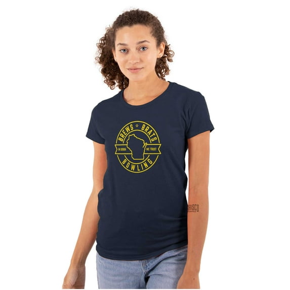 Wisconsin Weekend Funny Home State Womens Fitted Plus Size Graphic Tee Brisco Brands 2X