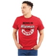 thumbnail image 1 of Wisconsin Wurst Meat Lovers Pun Funny Men's Graphic T Shirt Tees Brisco Brands S, 1 of 6