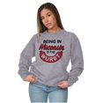 thumbnail image 1 of Wisconsin Wurst Meat Lovers Pun Funny Sweatshirt for Men or Women Brisco Brands S, 1 of 6