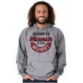 thumbnail image 1 of Wisconsin Wurst Meat Lovers Pun Funny Unisex Plus Fleece Graphic Hoodie Brisco Brands 2X, 1 of 5