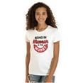 thumbnail image 1 of Wisconsin Wurst Meat Lovers Pun Funny Womens Slim Fit Graphic Tee Brisco Brands X, 1 of 5