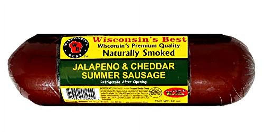 Prasek's Jalapeno & Cheese Summer Sausage, 16 oz