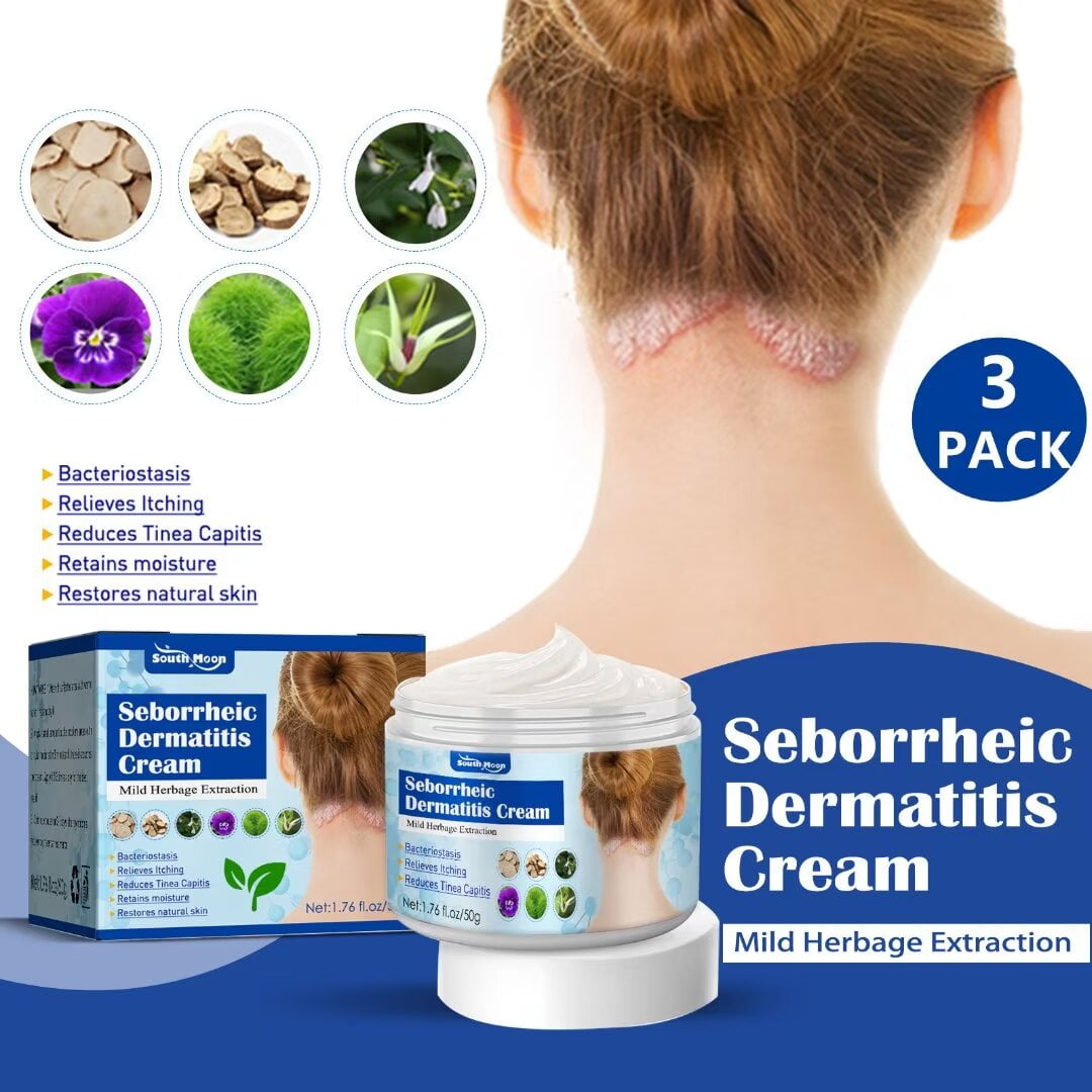 Wisdom 3 PACK 50G Seborrheic Dermatitis Cream, Psoriasis Antiitch