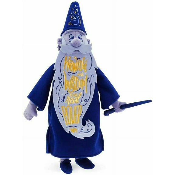 Wisdom Collection Merlin Sword in Stone Limited Plush 20" Authentic Fantasia Mickey New