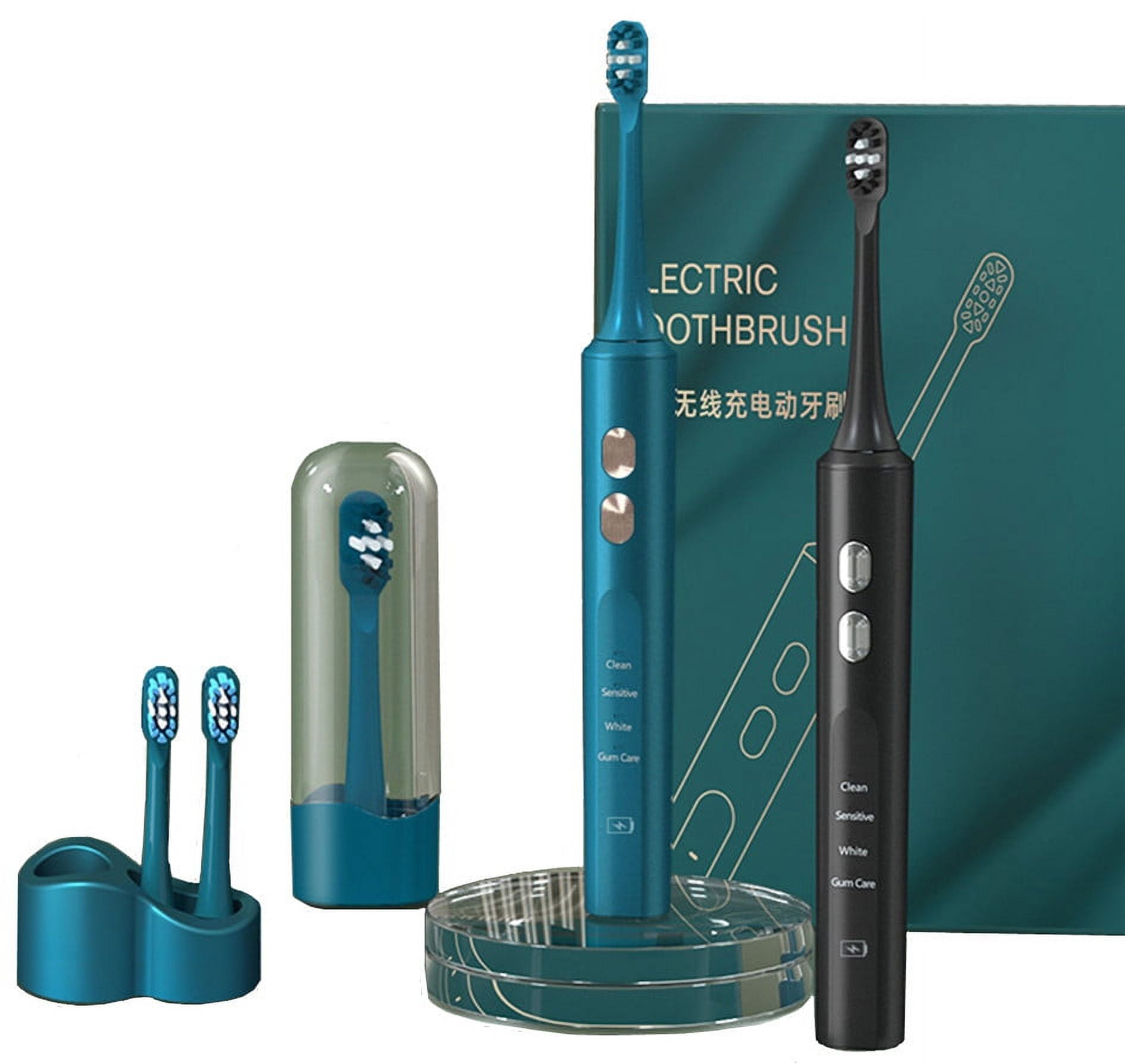 Wisdom Electric Toothbrush, Sonic Rechargeable Toothbrush for Adults