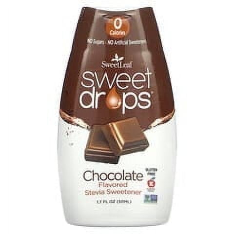 SweetLeaf Stevia, Sweet Drops, Chocolate, 1.7 fl oz (50 ml) Pack of 3