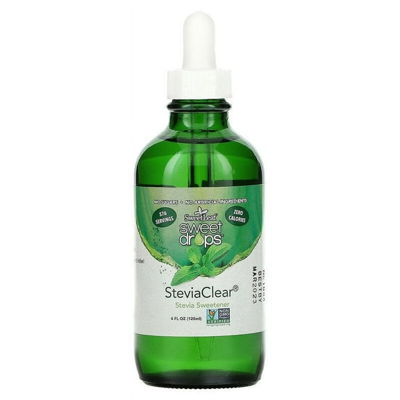 Wisdom Natural, SweetLeaf, Sweet Drops Stevia Sweetener, SteviaClear, 4 fl oz