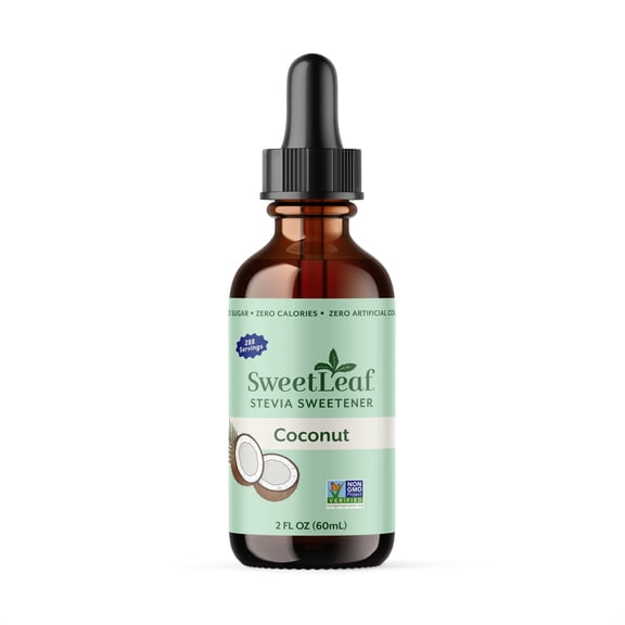 SweetLeaf Liquid Stevia Sweetener Coconut, 2 fl oz