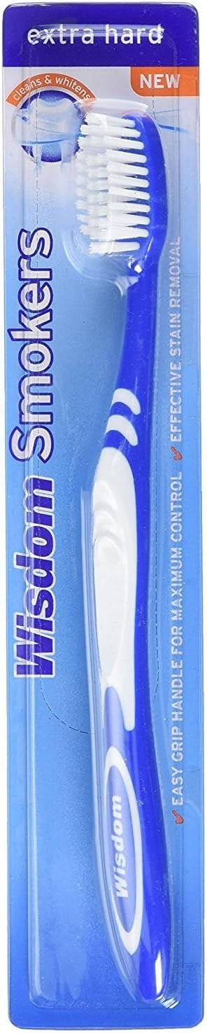 Wisdom Smokers Toothbrush - Extra Hard - Color May Vary