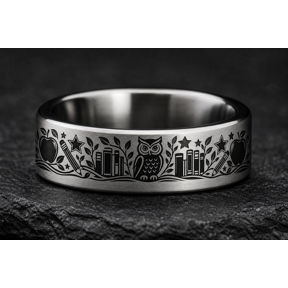 Wisdom Teacher Apple Ring - 10