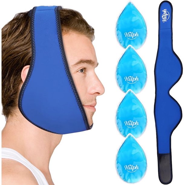 Wisdom Teeth Ice Pack Head Wrap Hot Cold Therapy Gel Pack for Face