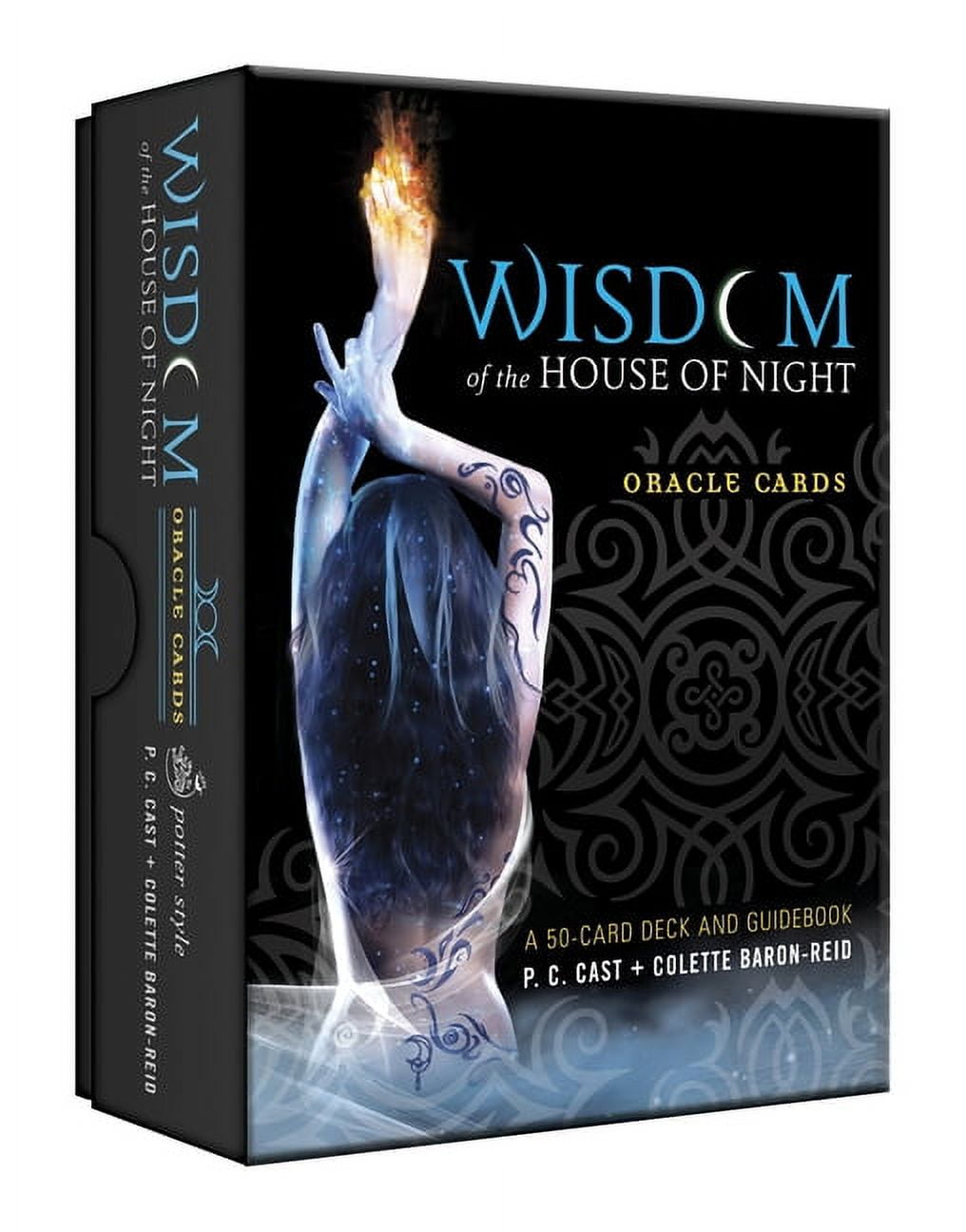 P C CAST; COLETTE BARON-REID Wisdom of the House of Night Oracle Cards: A 50-Card Deck and Guidebook, (Hardcover)