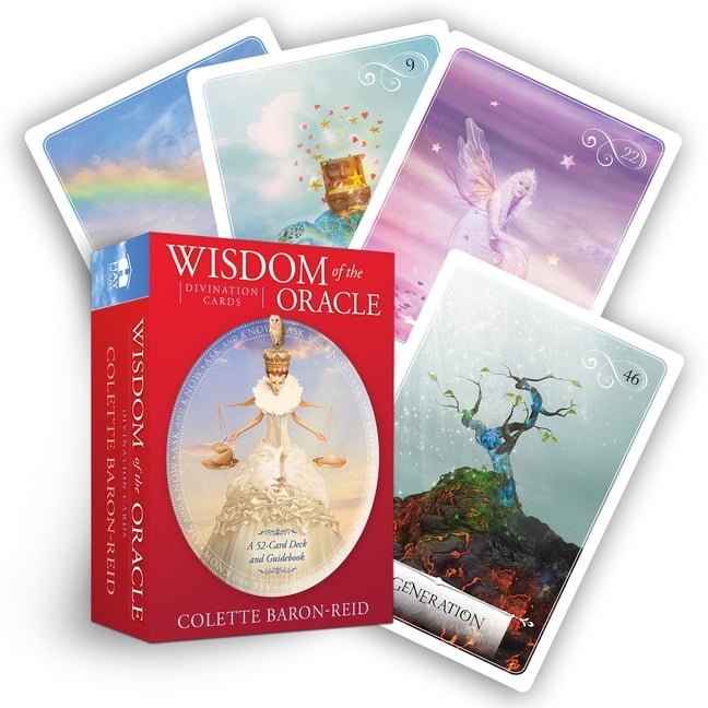 COLETTE BARON-REID Wisdom of the Oracle Divination Cards: A 52-Card Oracle Deck for Love, Happiness, Spiritual Growth, and Living Your Pur , (Hardcover)
