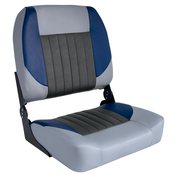 Wise 1219-840 Big Man Sport Boat Seat, Marble / Charcoal / Midnight