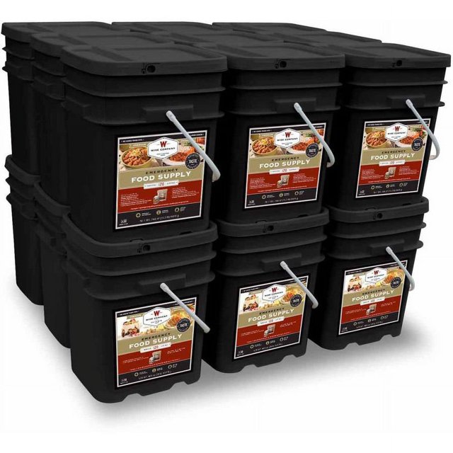 Wise 2160 Serving Package of Long Term Emergency Food Supply. 6 Month
