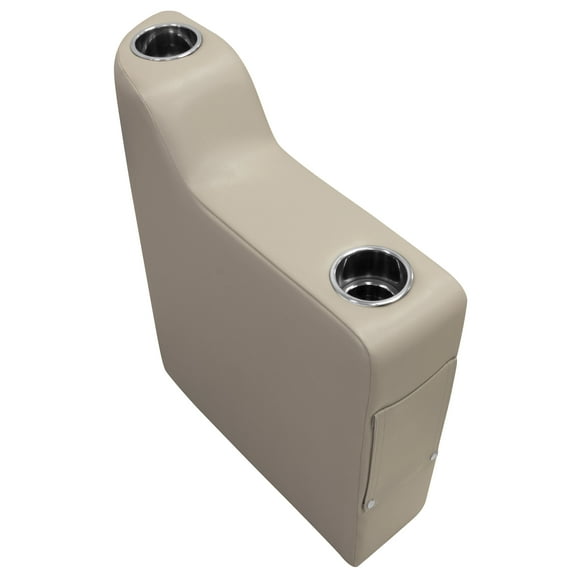 Wise 3010-1725 Premier Series Pontoon Right Radius Arm Rest, Mocha Java
