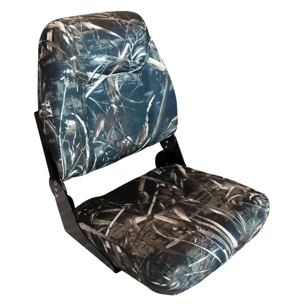 Wise 3058 Husky Pro High Back Fishing Seat - Camo Edition - Realtree Max 5
