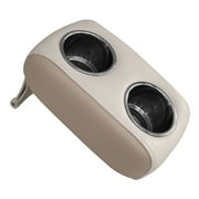 Wise 3059-1884 Pontoon Double Drink Holder with Stainless Steel Cup Holders, Platinum / Mocha Java